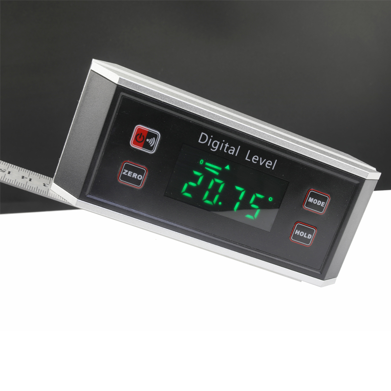 Spirit Level - เครื่องวัดระดับดิจิตอล 6 นิ้ว พร้อมแม่เหล็ก ไฟส่องสว่าง วัดมุม