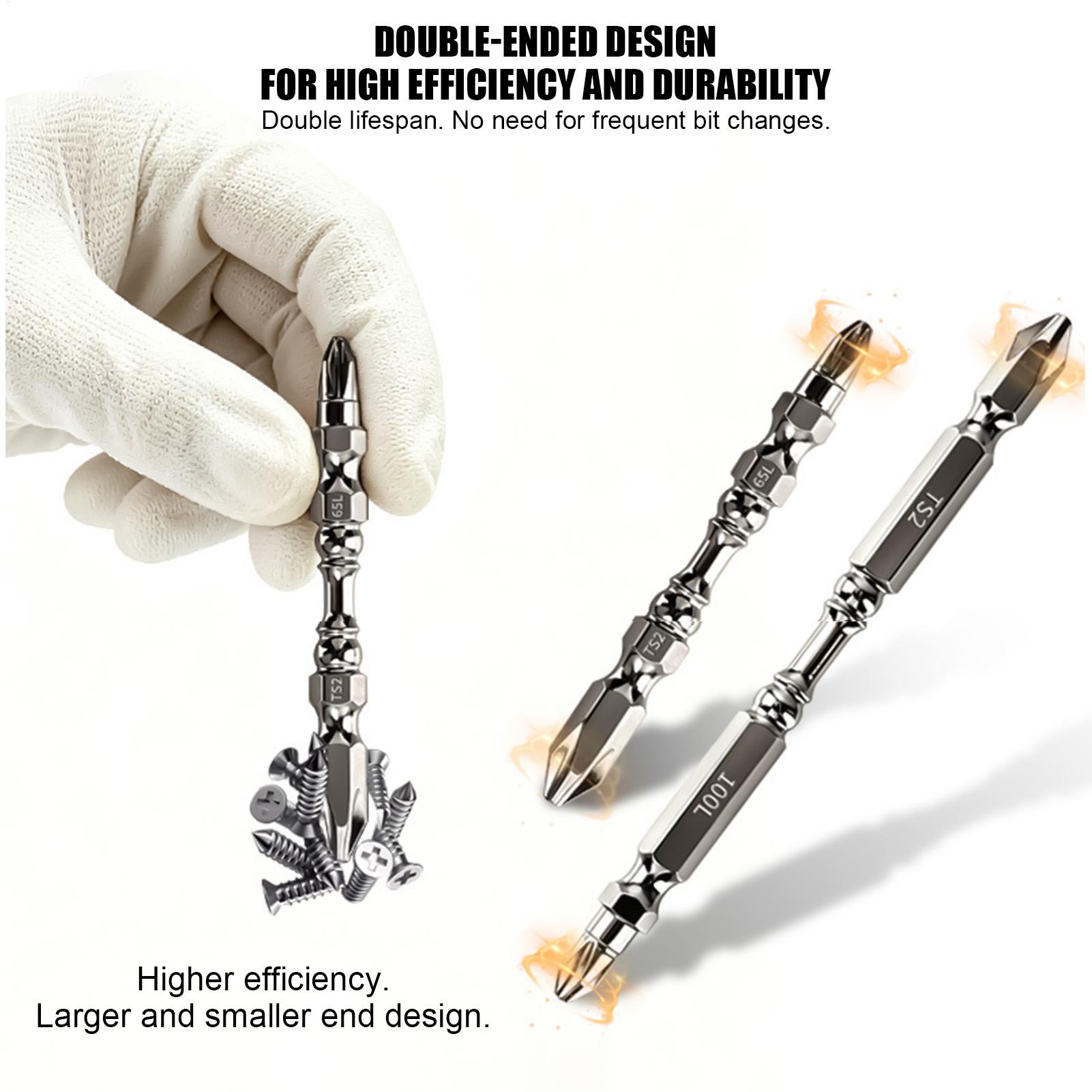 Screwdriver Set - ชุดไขควงแม่เหล็กแบบหนา หัวหกเหลี่ยม ป้องกันการลื่น ชุดเครื่องมือช่าง 10 ชิ้น