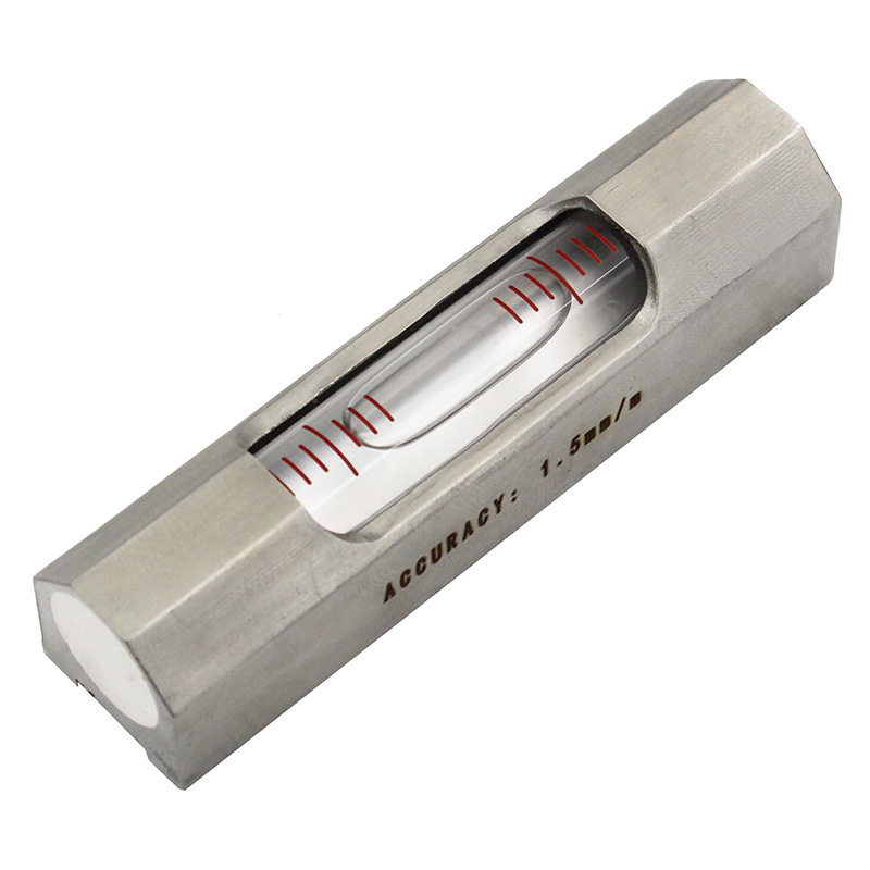 Spirit Level - เครื่องมือระดับฟองสแตนเลสสตีลความแม่นยำสูงระดับมินิระดับบับเบิ้ลความแม่นยำ0.1มม. 0.6มม. 1.5มม./ม.