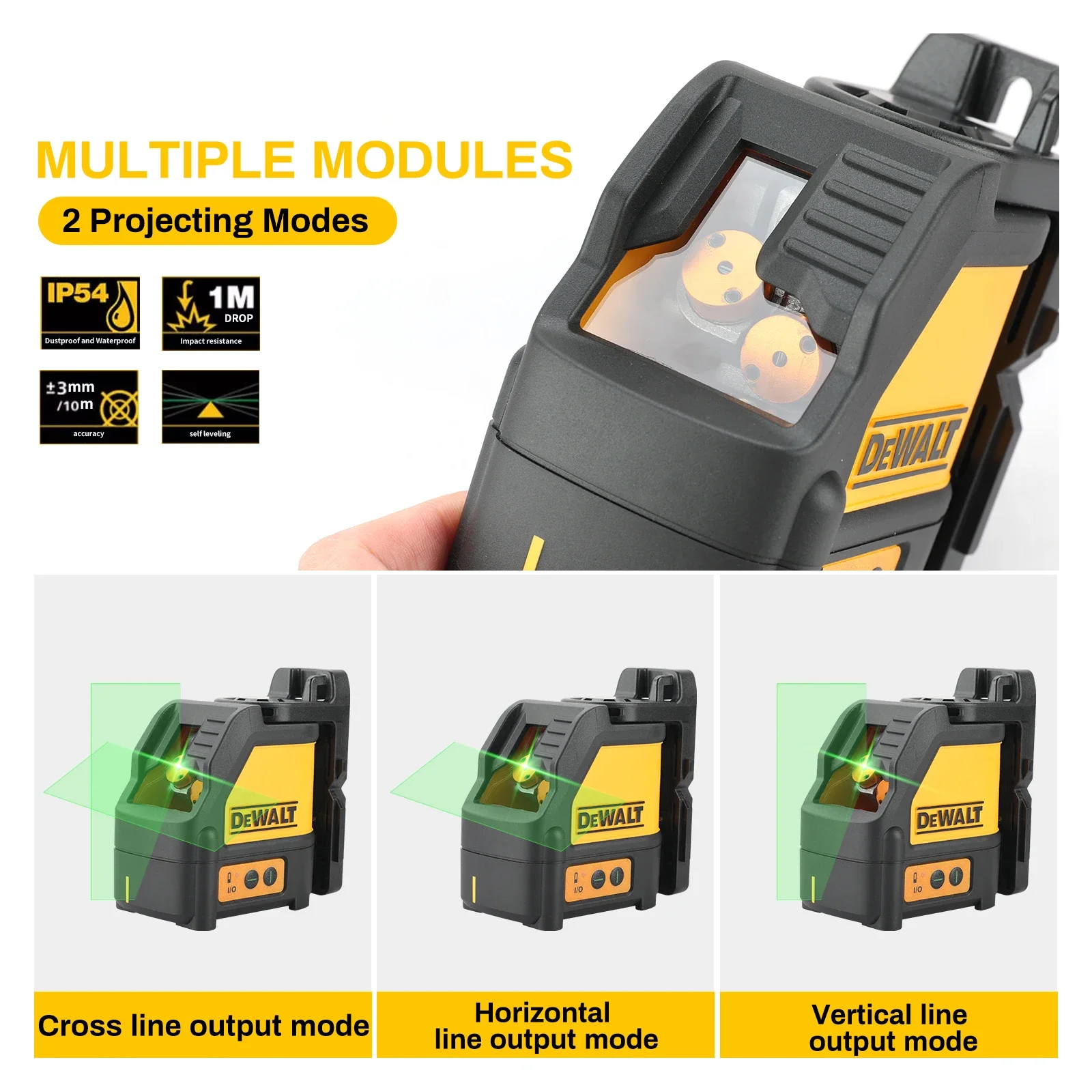 DEWALT DW088CG เครื่องวัดระดับ - Spirit Level บทวิจารณ์และราคา