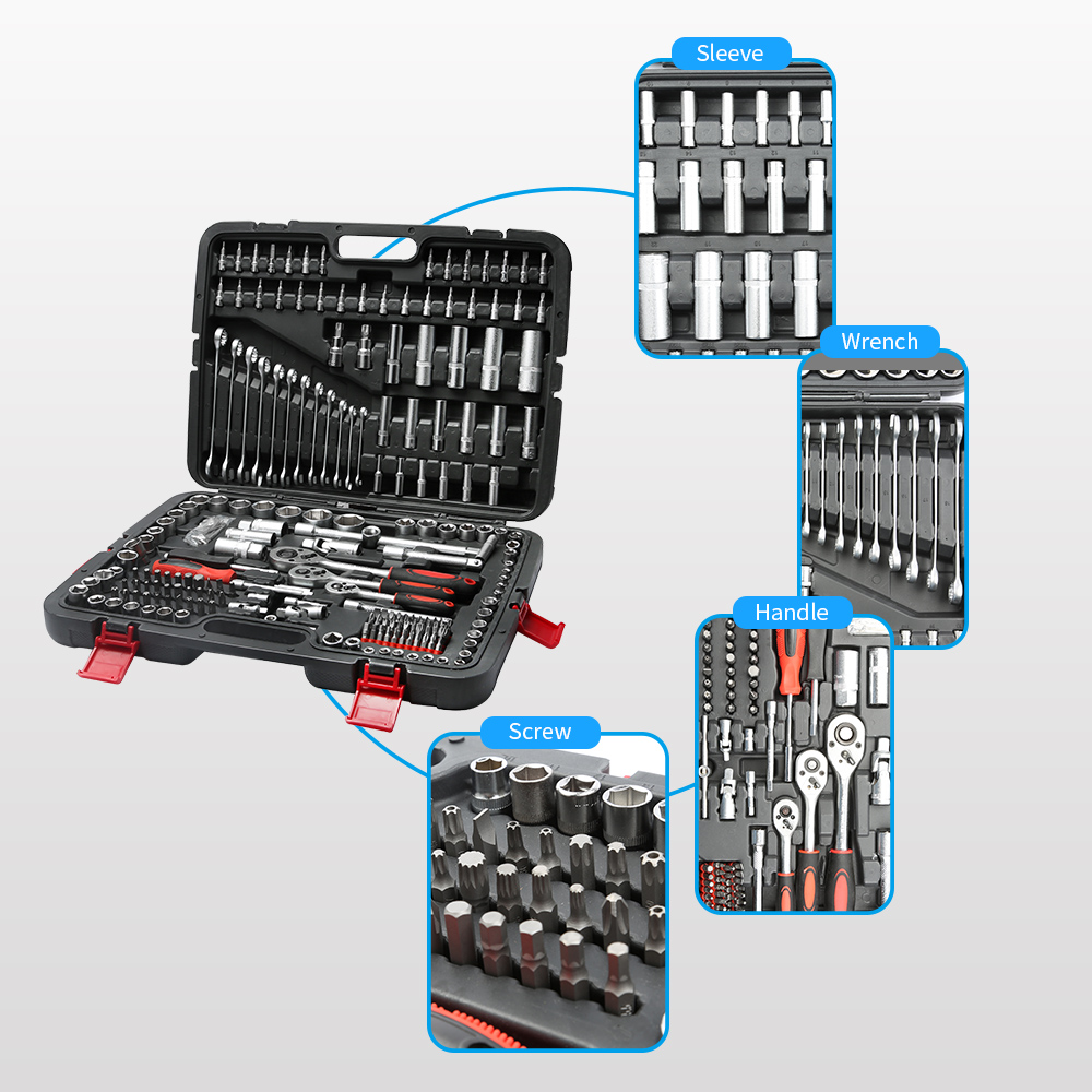 ชุดเครื่องมือช่าง 215 ชิ้น ชุด - Tool Set บทวิจารณ์และราคา